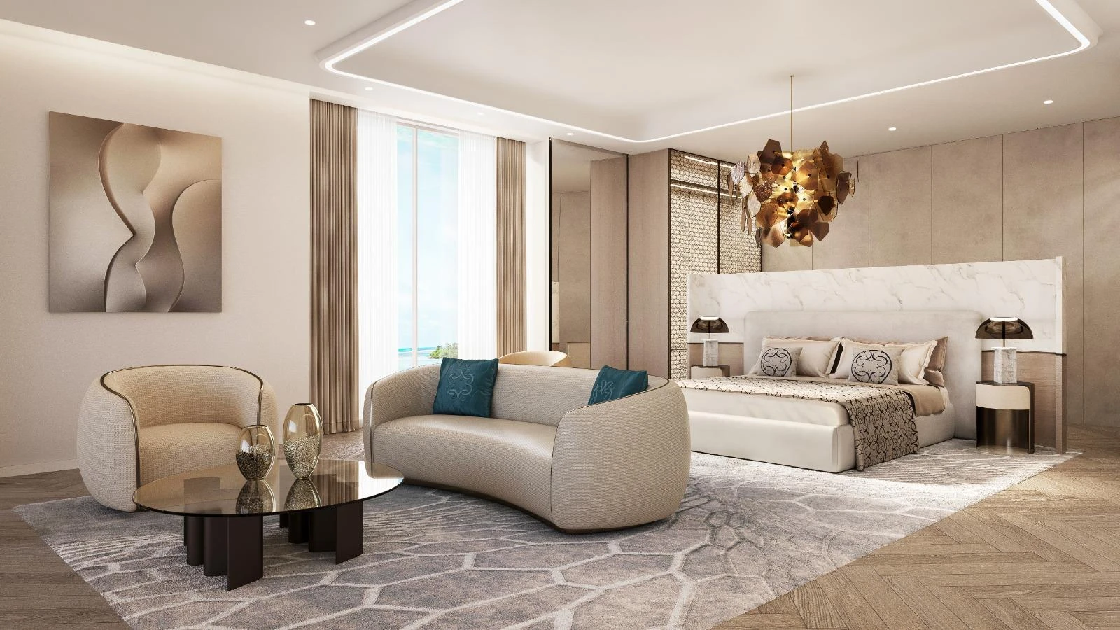 The bedroom — artist’s impression