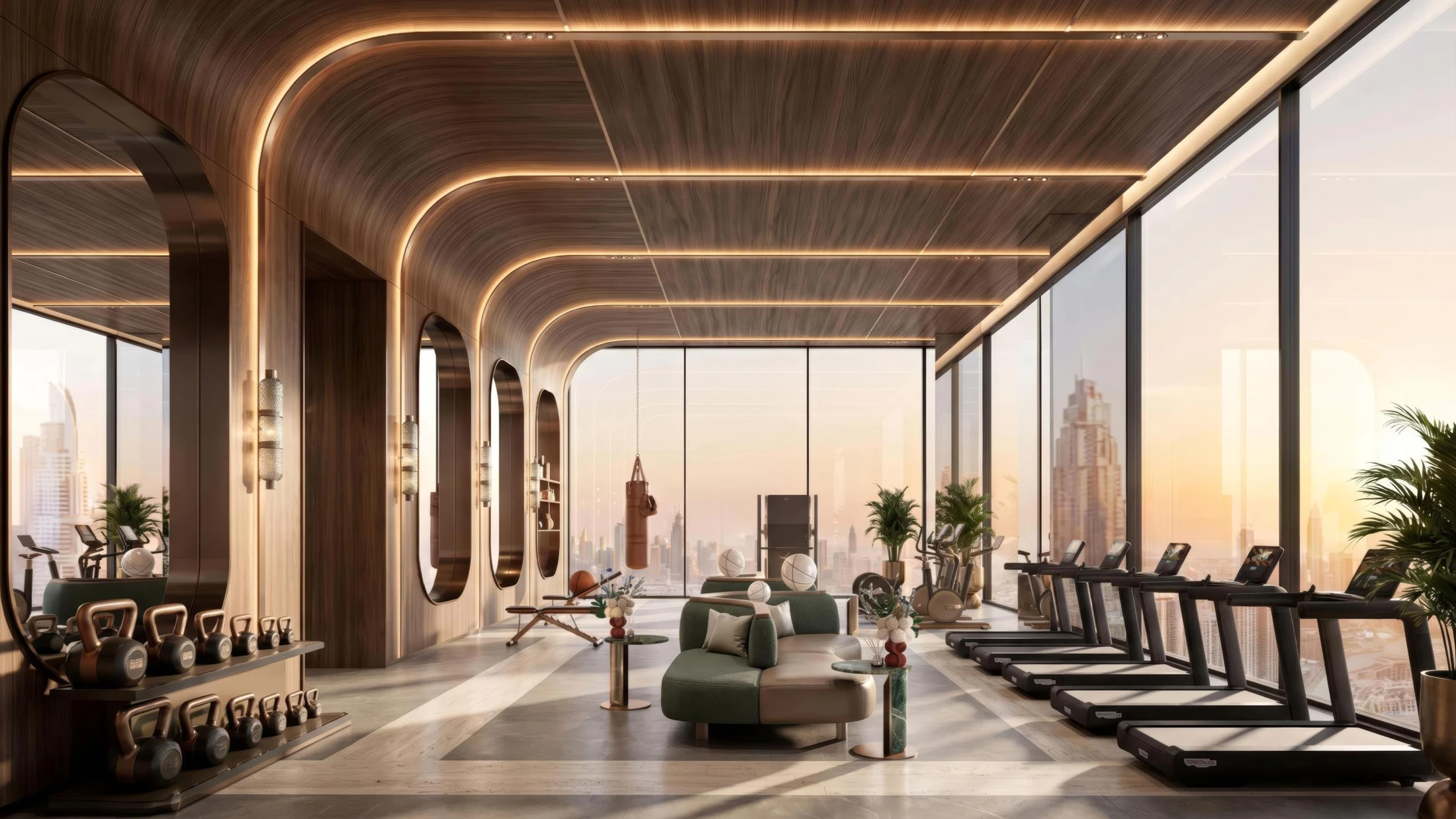 Fitness studio — artist’s impression
