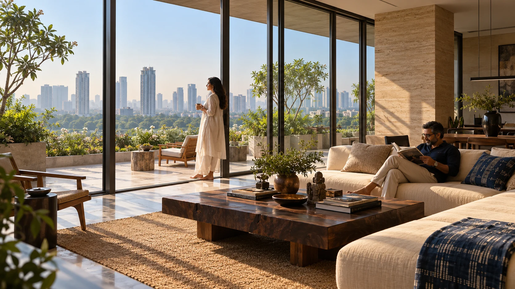 Illustrative Gurgaon penthouse interior