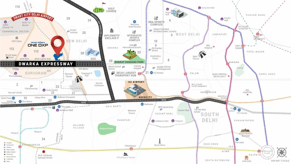 One DXP — developer location map