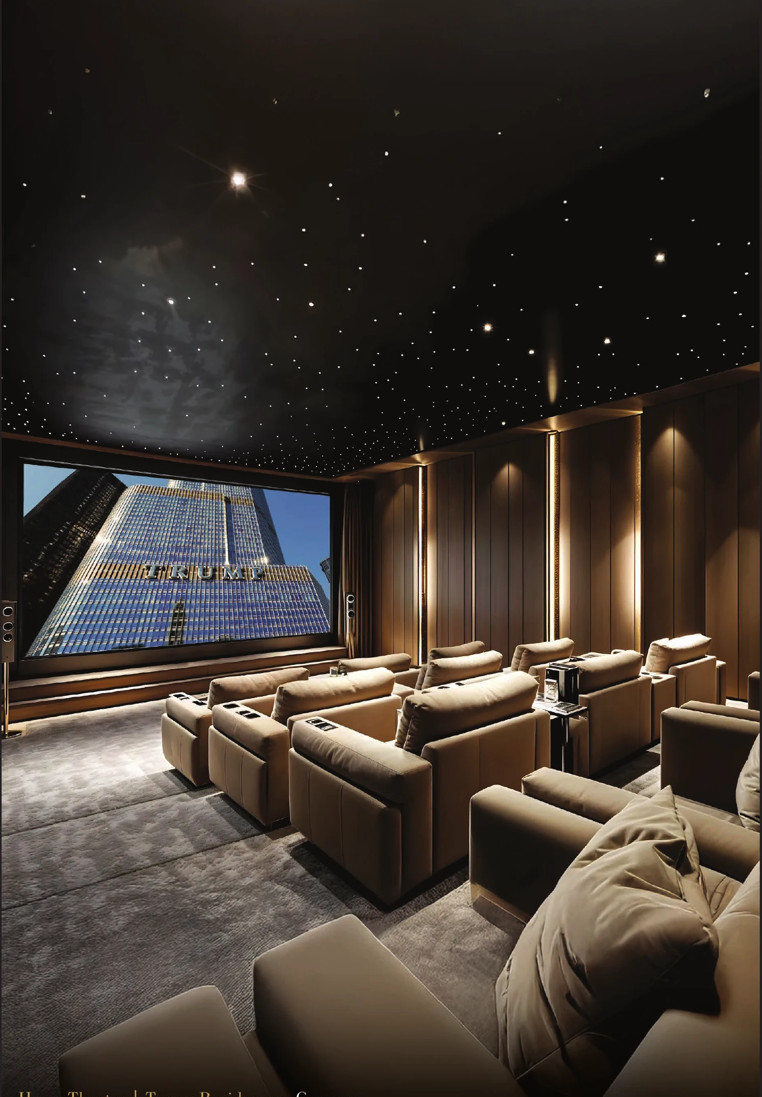 The private cinema — supplied artist’s impression
