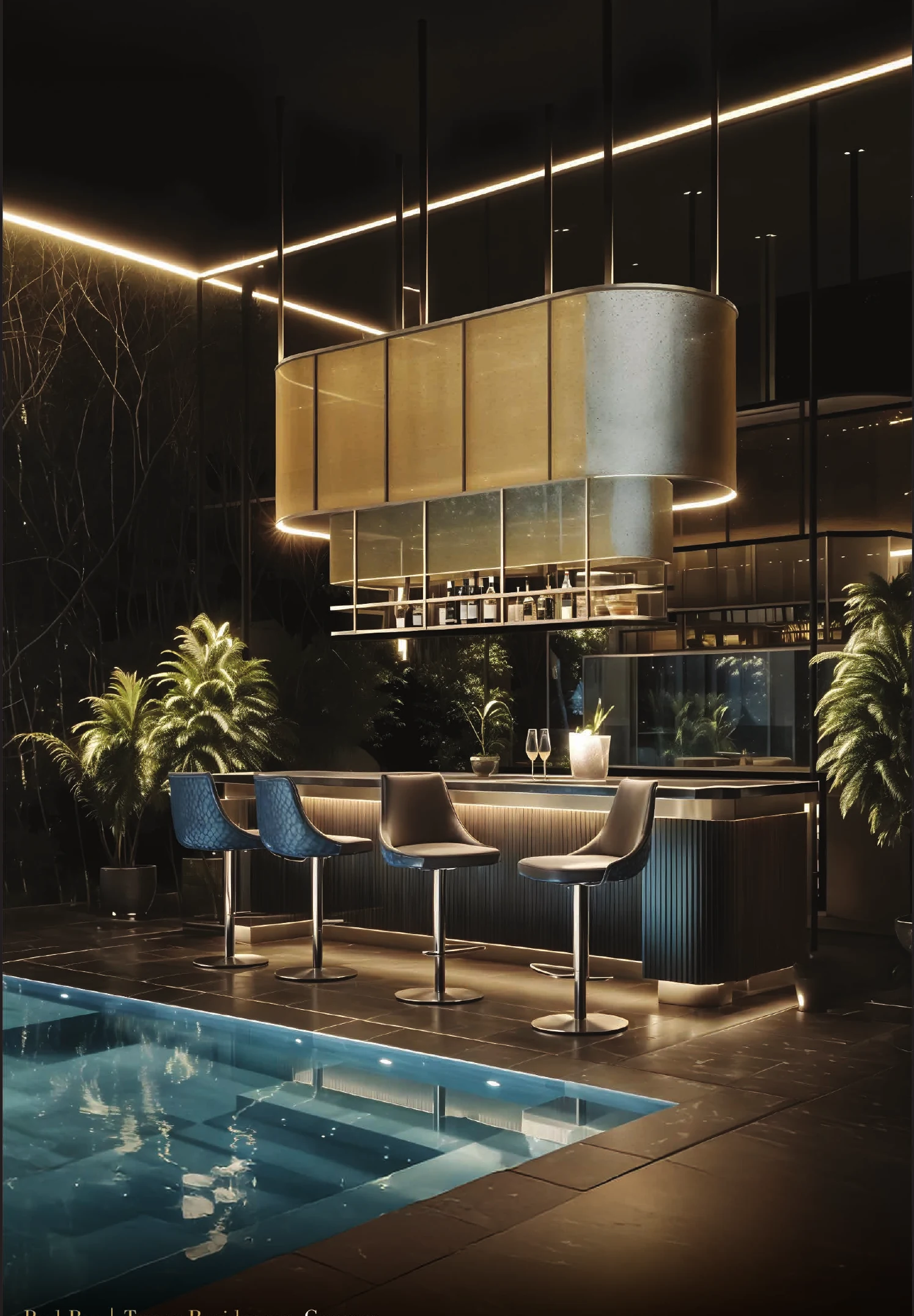 Pool bar — supplied artist’s impression